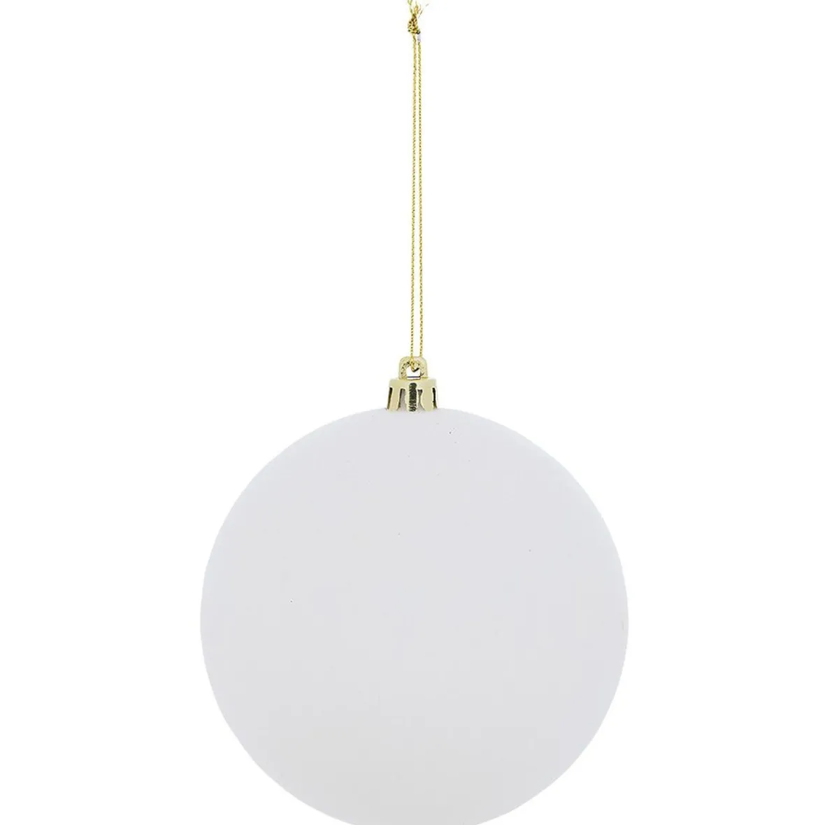 Boule de Noël effet floqué-Gifi Discount