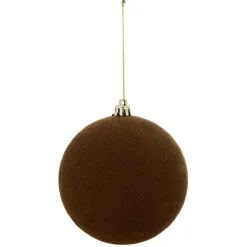 Boule de Noël effet floqué-Gifi Discount