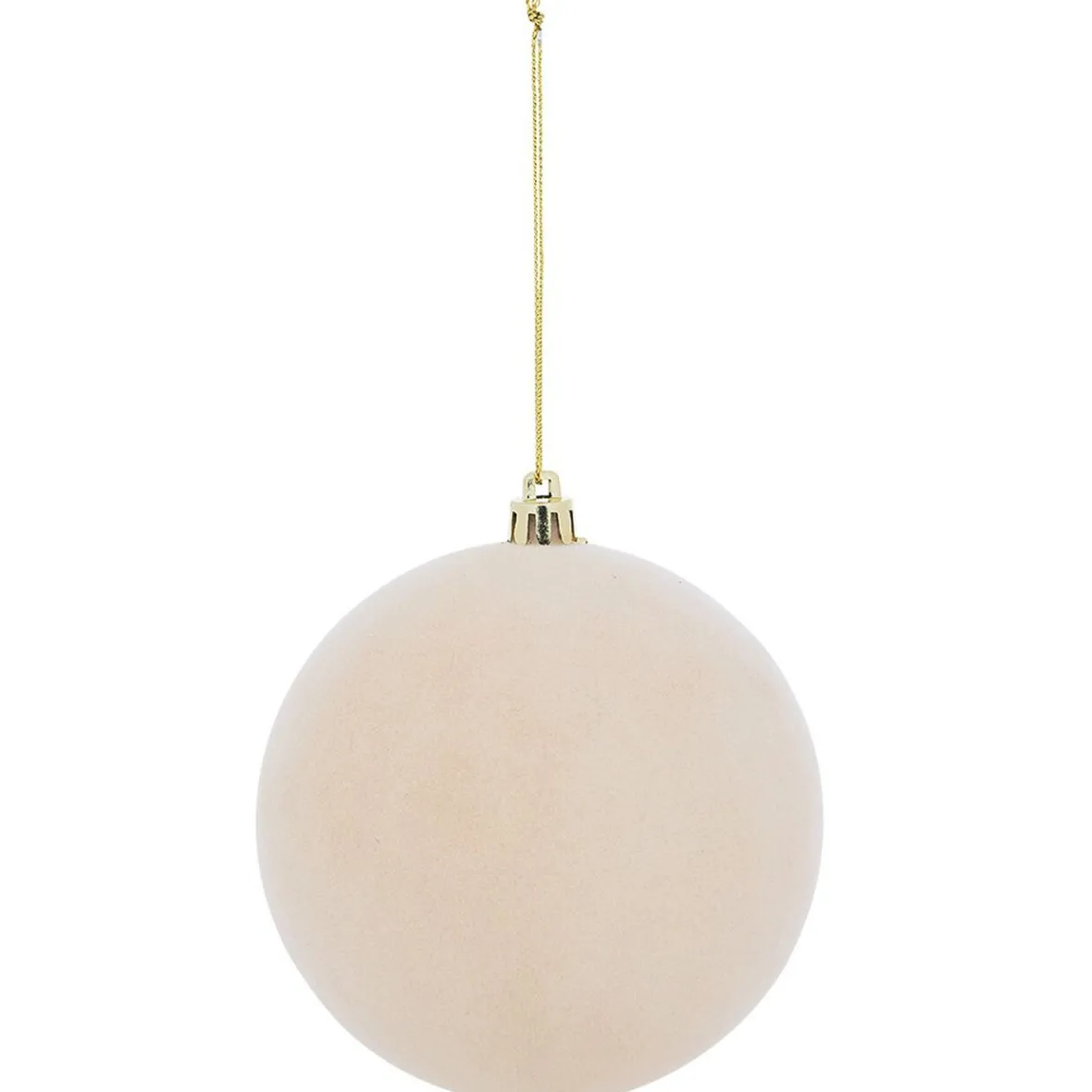 Boule de Noël effet floqué-Gifi Discount