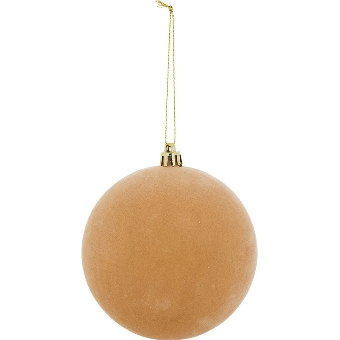 Boule de Noël effet floqué-Gifi Discount