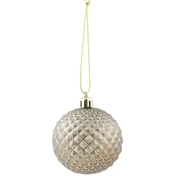 Boule de Noël effet matelassé-Gifi