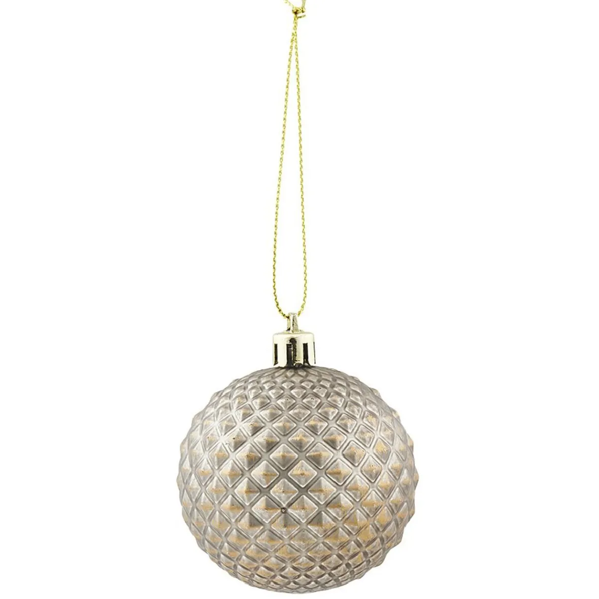 Boule de Noël effet matelassé-Gifi