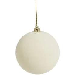 Boule de Noël effet velours Ø8cm x6-Gifi Clearance