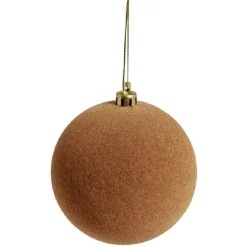 Boule de Noël effet velours Ø8cm x6-Gifi Clearance