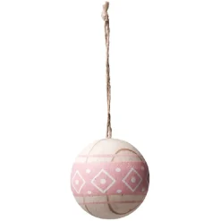 Boule de Noël en bois style ethnique-Gifi Hot