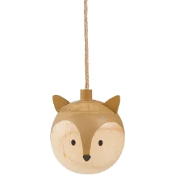 Boule de Noël en bois tête d'animal-Gifi Best