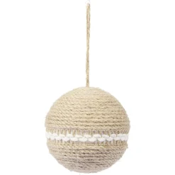 Boule de Noël en jute Ø8cm-Gifi Outlet