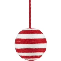 Boule de Noël en laine et coton-Gifi