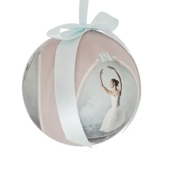 Boule de Noël en mousse design danseuse rose et bleu-Gifi Clearance