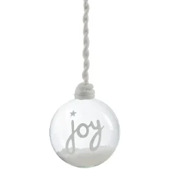 Boule de Noël en verre à suspendre-Gifi Clearance