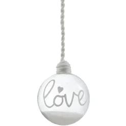 Boule de Noël en verre à suspendre-Gifi Clearance