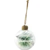 Boule de Noël en verre avec décor nature vintage-Gifi Clearance