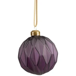 Boule de Noël en verre design origami Ø8cm-Gifi Hot