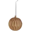 Boule de Noël en verre dépoli marron Ø8cm-Gifi Hot