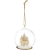 Boule de Noël en verre intérieur paysage-Gifi Outlet