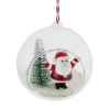 Boule de Noël en verre ouverte avec décor intérieur Ø8cm- 3 modèles-Gifi Online