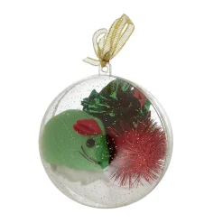 Boule de Noël en verre transparent x6-Gifi Outlet