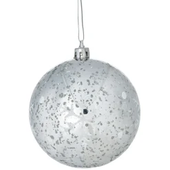 Boule de Noël flocon de neigeà suspendre-Gifi New