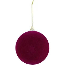 Boule de Noël floqué velours-Gifi Hot