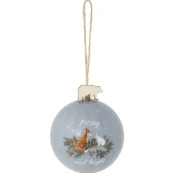 Boule de Noël forêt de Noël Ø8cm - 3 modèles-Gifi Discount