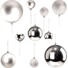 Boule de Noël gris argenté x15-Gifi Hot