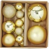 Boule de Noël jaune doré x15-Gifi Hot