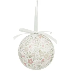 Boule de Noël motif et inscription Merry Christmas Ø8 cm-Gifi Discount