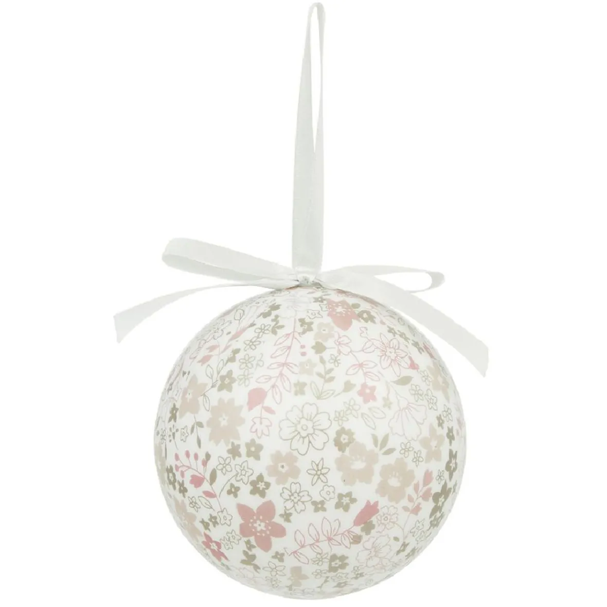 Boule de Noël motif et inscription Merry Christmas Ø8 cm-Gifi Discount