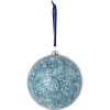 Boule de Noël motif galaxie bleu et blanc Ø8cm-Gifi Best