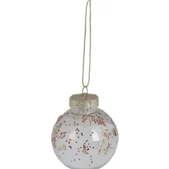 Boule de Noël motif étoile dorée-Gifi