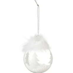 Boule de Noël motif tradition brillant-Gifi Clearance