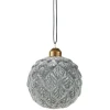 Boule de Noël motifs feuilles à suspendre-Gifi Best