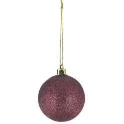 Boule de Noël mousse pailletée-Gifi