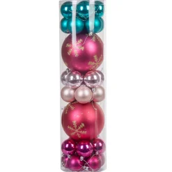 Boule de Noël multicolore x 32-Gifi New