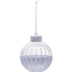 Boule de Noël paillettée en plastique-Gifi Best