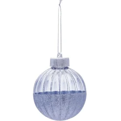 Boule de Noël paillettée en plastique-Gifi Best