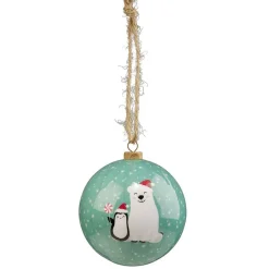 Boule de Noël papier design Tradition Ø8cm-Gifi Outlet