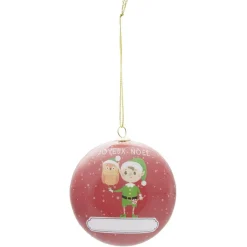 Boule de Noël personalisée Ø8x3,5 cm-Gifi Outlet