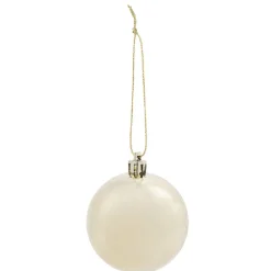 Boule de Noël rose et dorée x10-Gifi Clearance