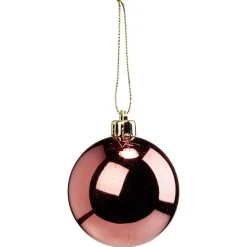 Boule de Noël rose foncé brillant Ø6cm-Gifi Hot