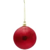 Boule de Noël rouge Ø10 cm-Gifi Outlet