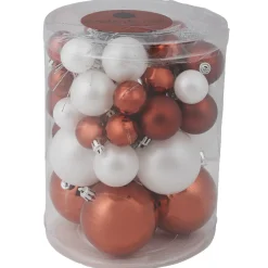 Boule de Noël rouge et blanche x 50-Gifi Sale