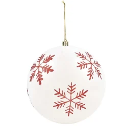 Boule de Noël rouge et blanche x32-Gifi Sale