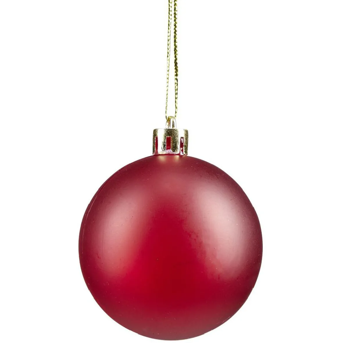 Boule de Noël rouge et blanche x32-Gifi Outlet