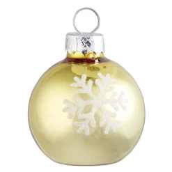 Boule de Noël rouge et doré porte-nom x4-Gifi Sale