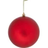 Boule de Noël rouge mat Ø12cm-Gifi New