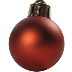 Boule de Noël rouge x12-Gifi Best