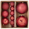 Boule de Noël rouge x15-Gifi Online