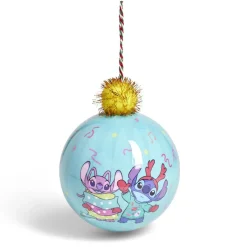 Boule de Noël Stitch avec pompon Ø12cm H15cm-Gifi Sale