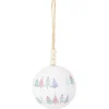 Boule de Noël thème nature blanc et rose Ø8cm - 3 modèles-Gifi Best